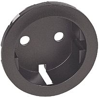 Лицевая панель Legrand Celiane для 1-м. розетки 220В графит картинка